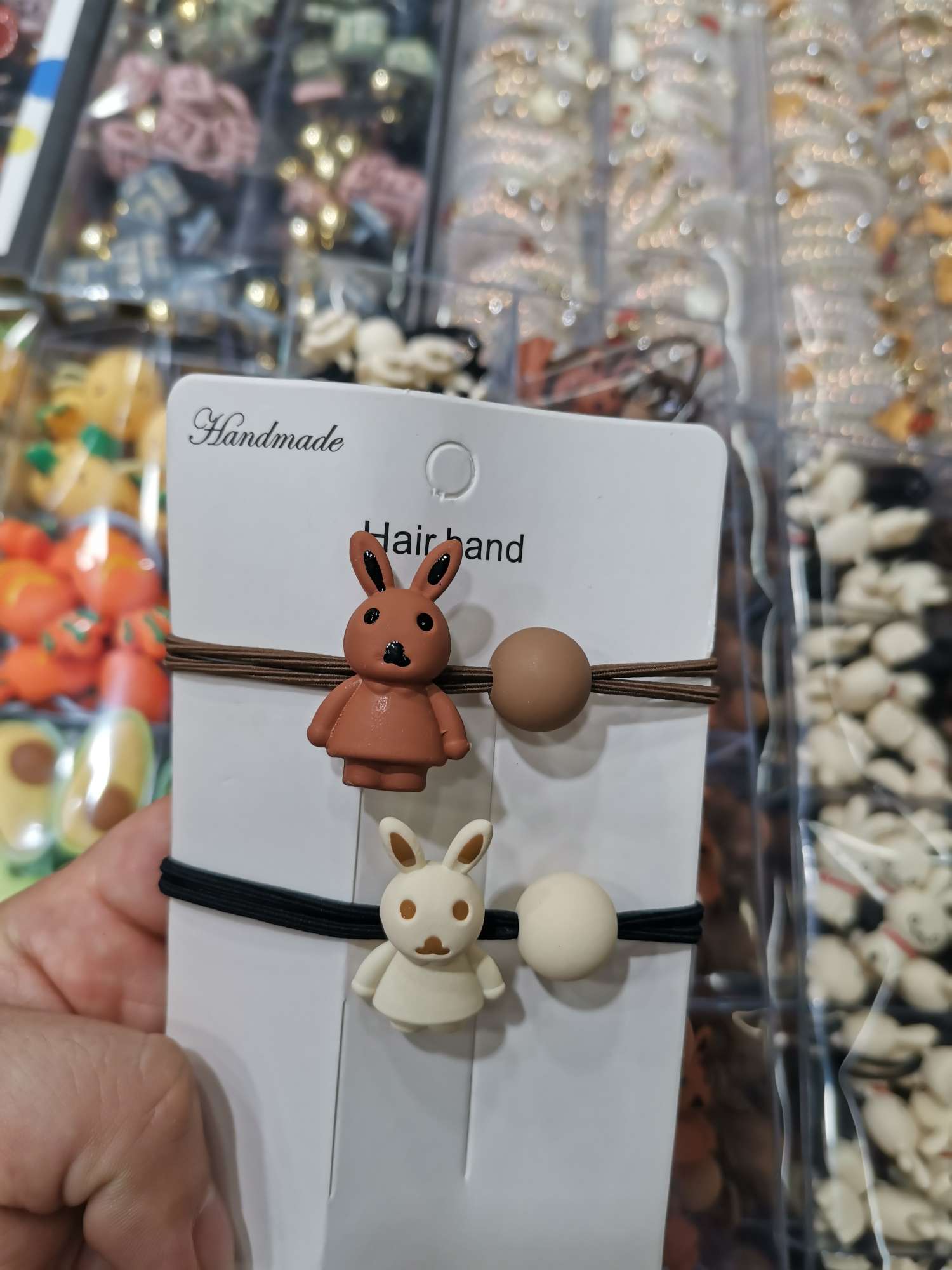 茶色笑脸皮筋详情图3