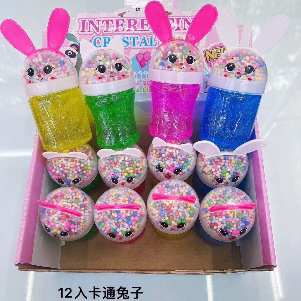 12入卡通兔子珠子
