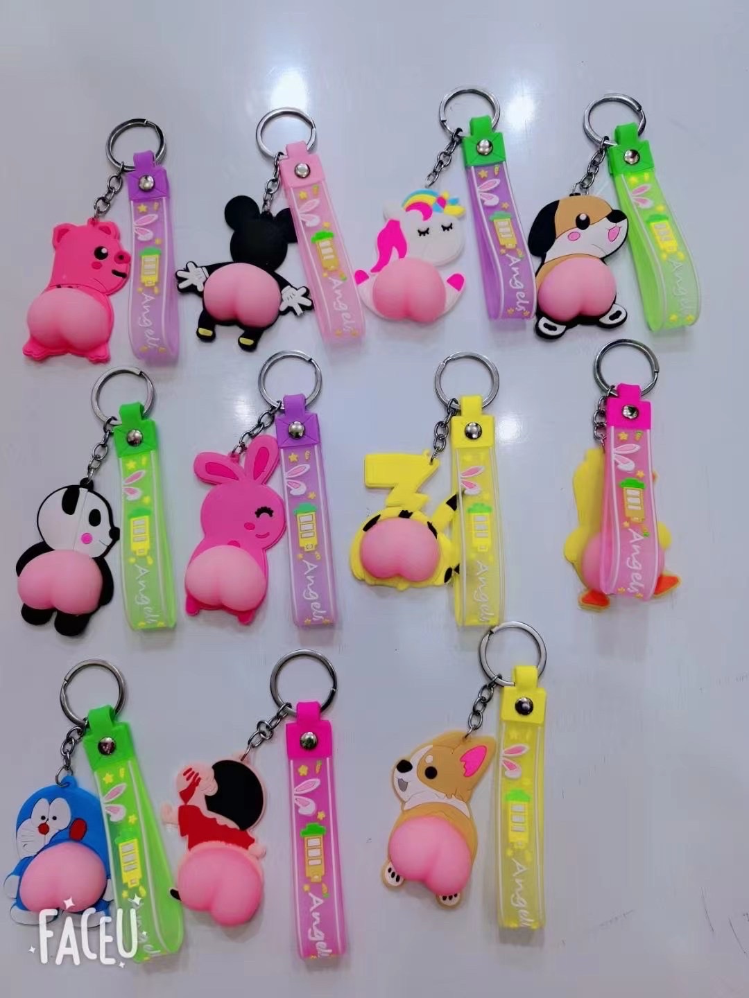 钥匙扣屁屁贴产品图