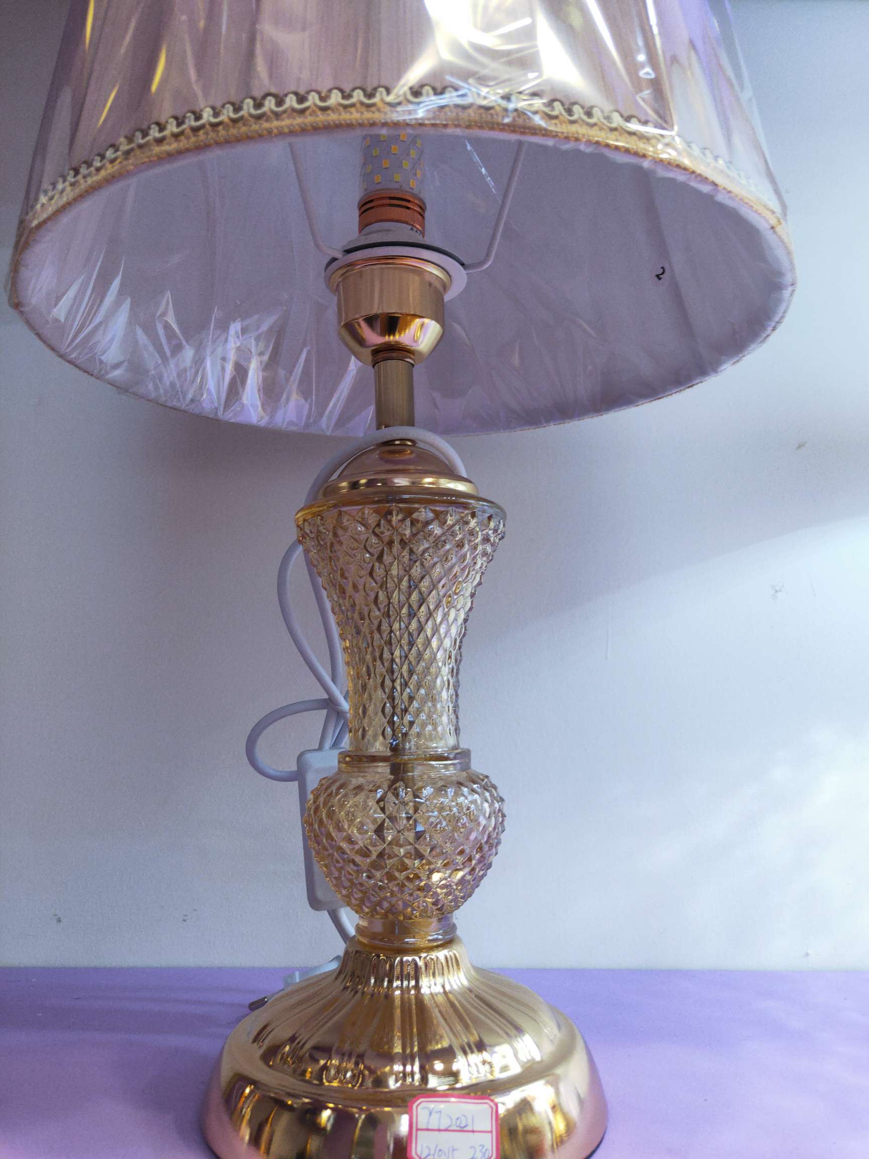 Crystal desk lamp Specification image