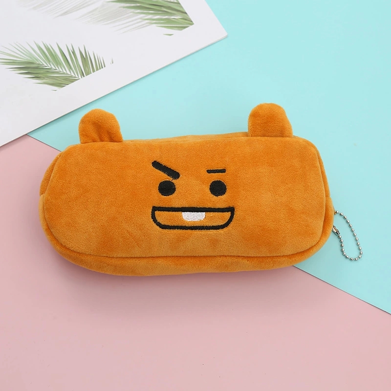 BTS student pen case, BTS21 children's pen case, plush toy pen case, Korean version trendy pen case detail image 8