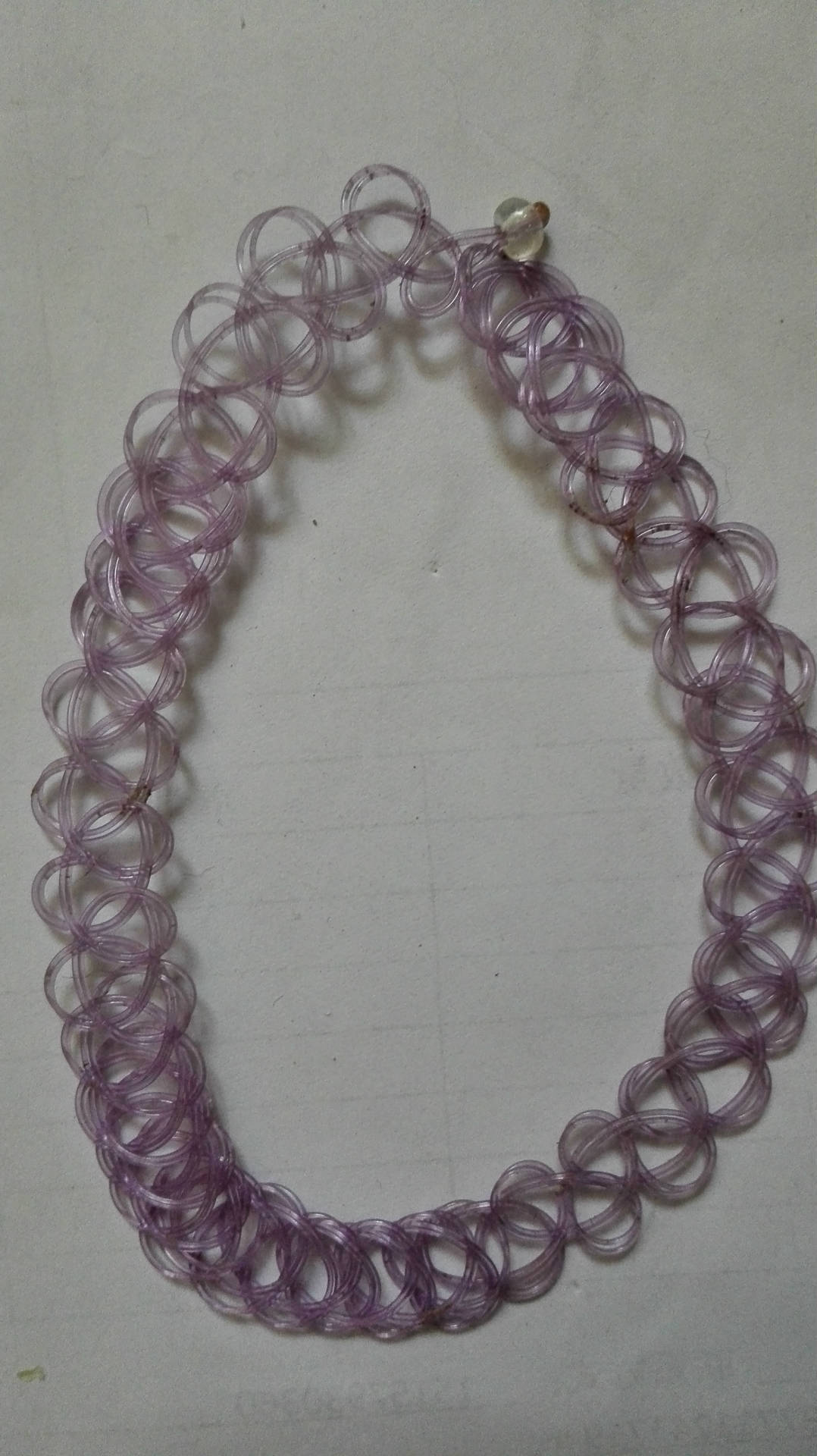 FLY1035 fishing line necklace factory direct sales, fishing line retro tattoo collarbone necklace, Yiwu handmade jewelry street stall wholesale detail image 3