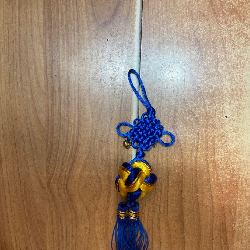 a2 yellow and blue ball hanging bell