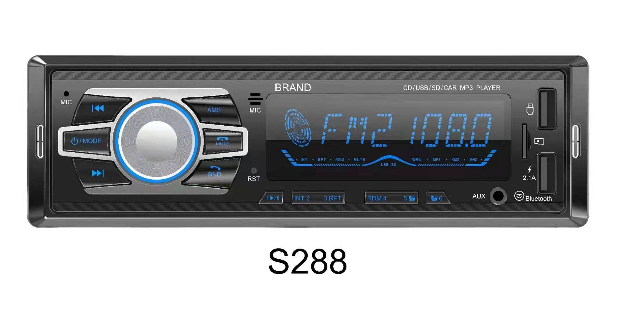 جنرال موتورز MP3 بلوتوث مزود بجهاز راديو يعمل بطاقة S288. details Picture