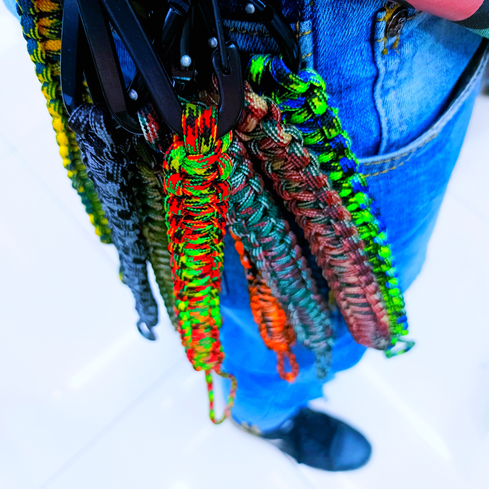 散绳登山扣，潮流男女，多种颜色，百搭