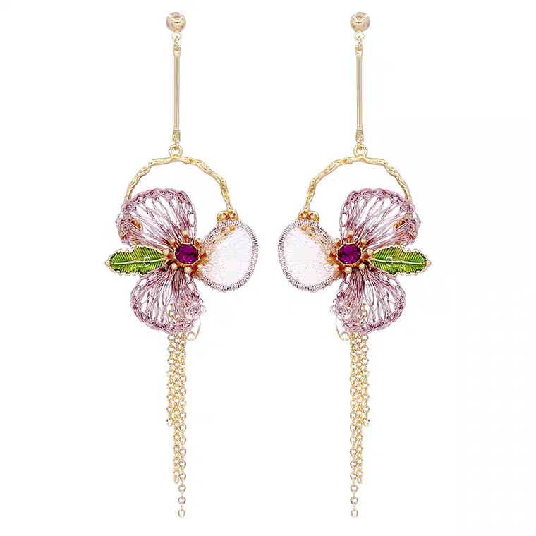 Trendy tassel earrings