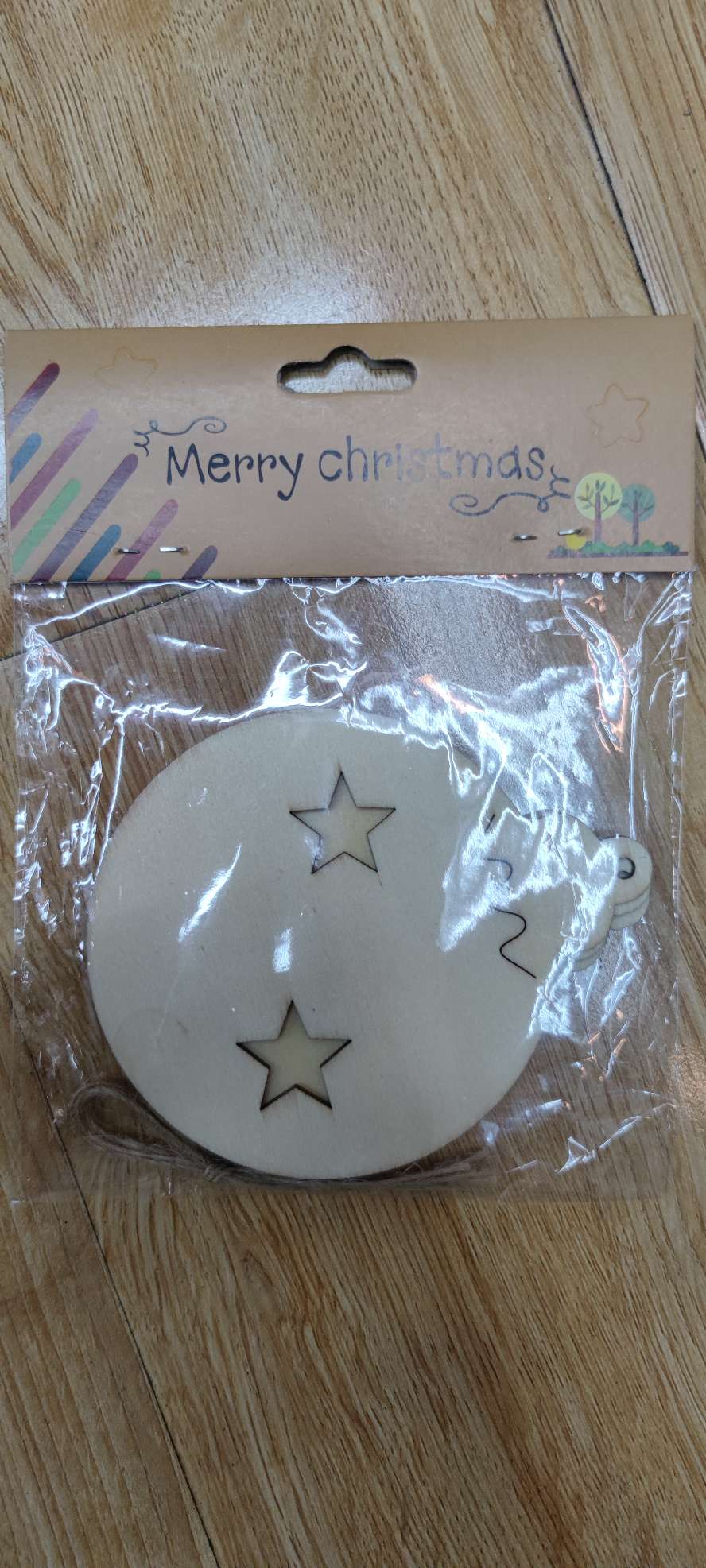 8057 木头片挂件 每包三片 欢迎询价细节图