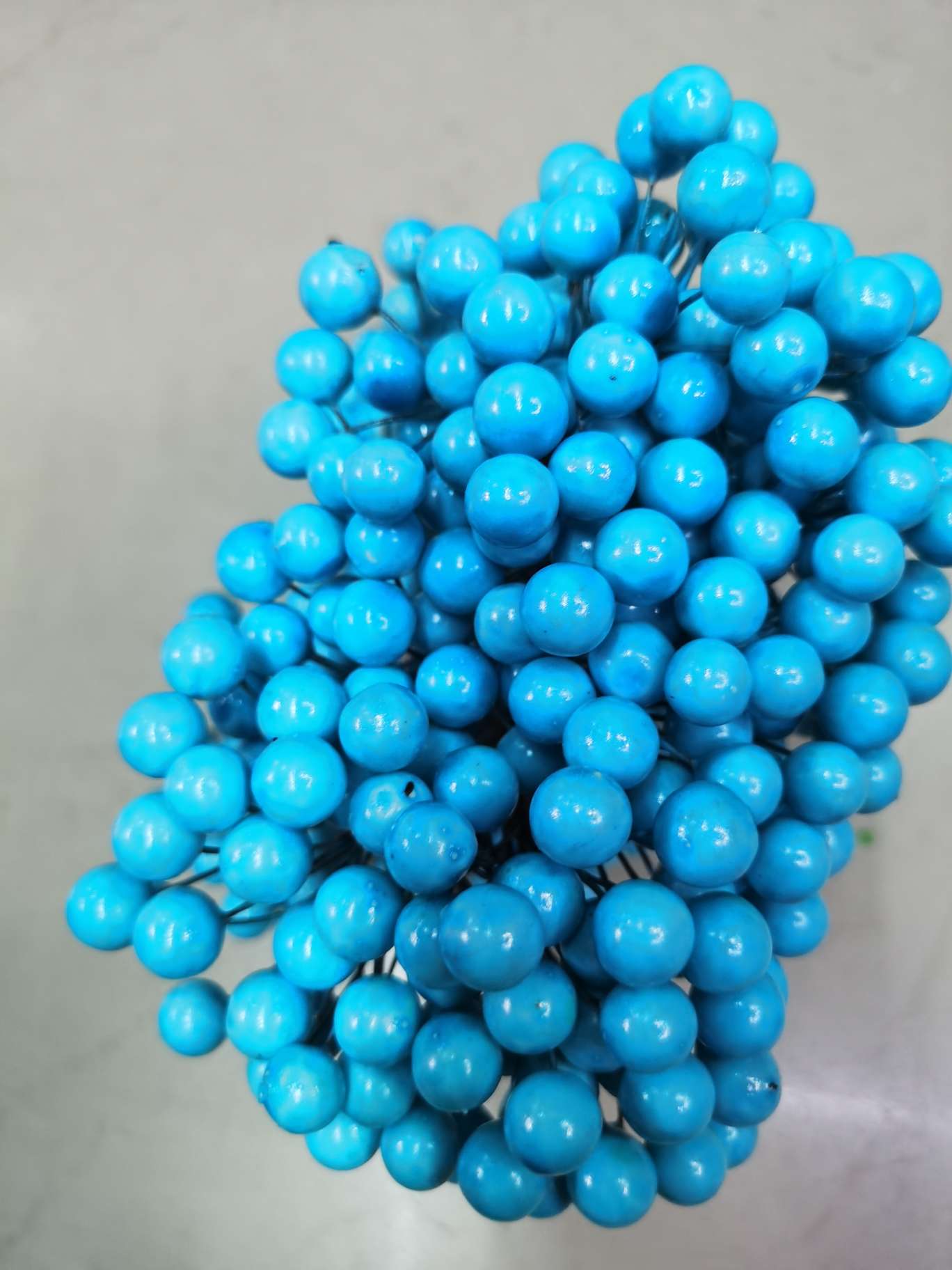 Baldy fruit Sky blue foam fruit Polystyrene 01 Specification image