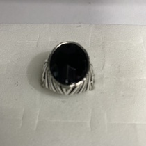 Electric white K color preserving alloy material inlaid modeling popular fashion all-match men's and women's open ring 13