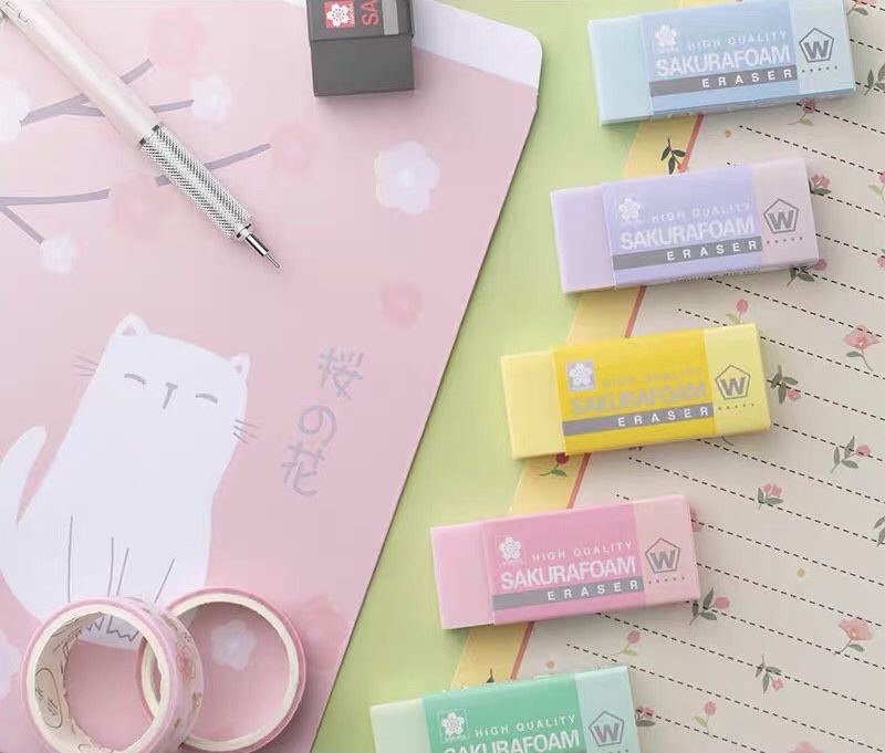 Japanese Sakura eraser small Macaron Super Clean Eraser XRFW ~ 60 details Picture