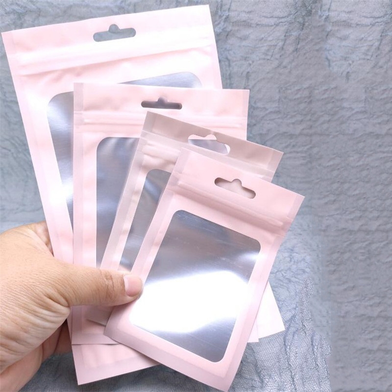 彩色卡通首饰品项链自封袋数据线手机壳包装骨袋耳环防氧化密封口4