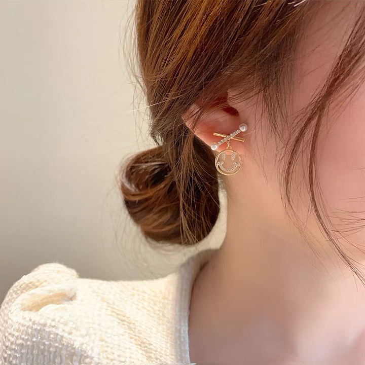 Smiley face earrings