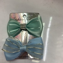 New Korean version mixed mixed color bow hairpin 54