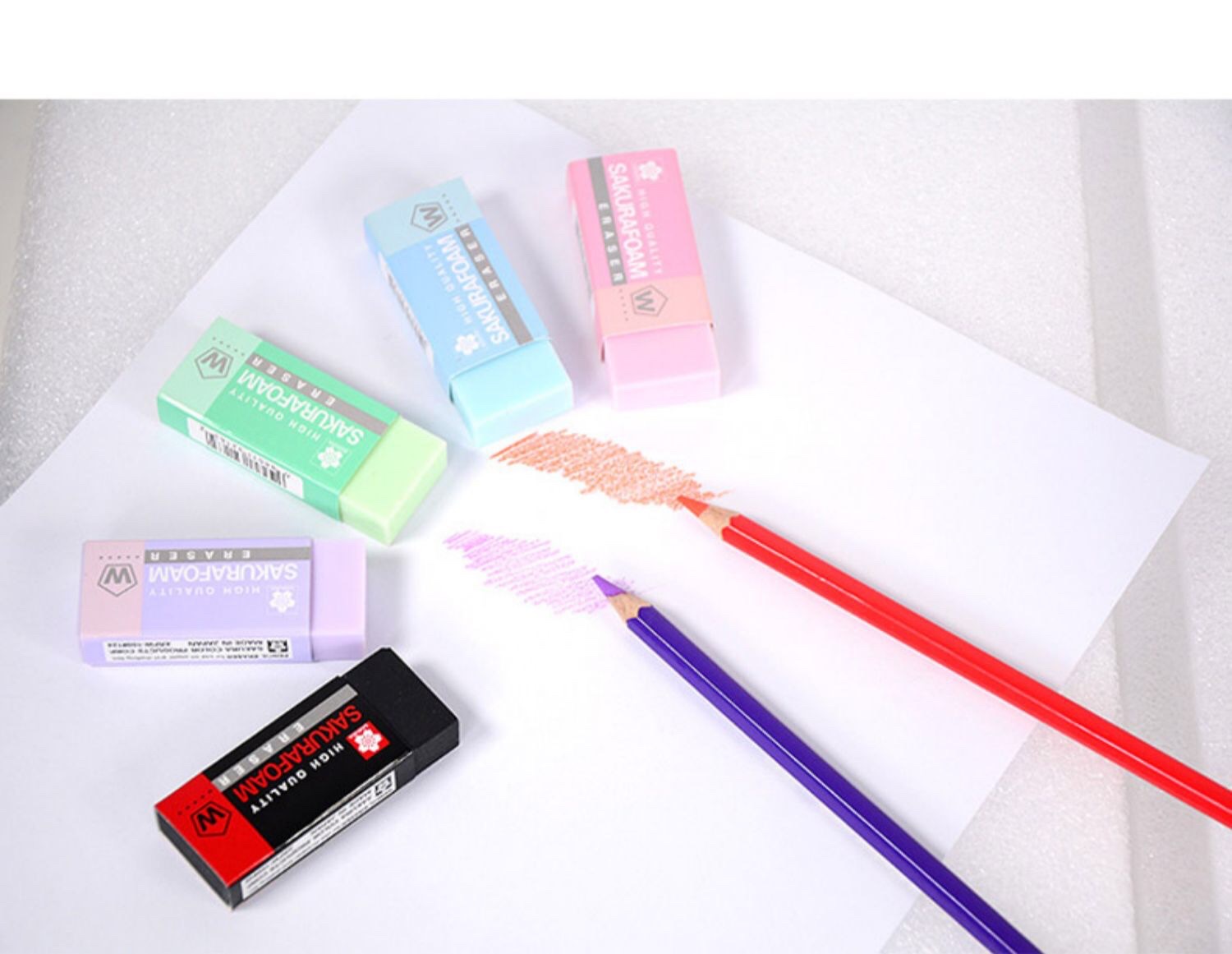 Japanese Sakura eraser small Macaron Super Clean Eraser XRFW ~ 60 full figure