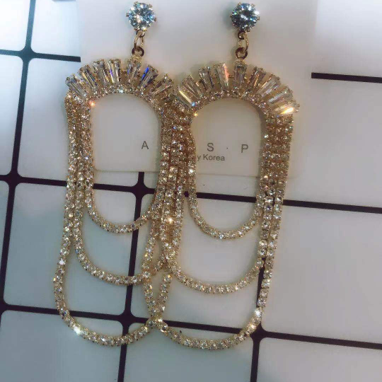 24 Diamond earrings gold
