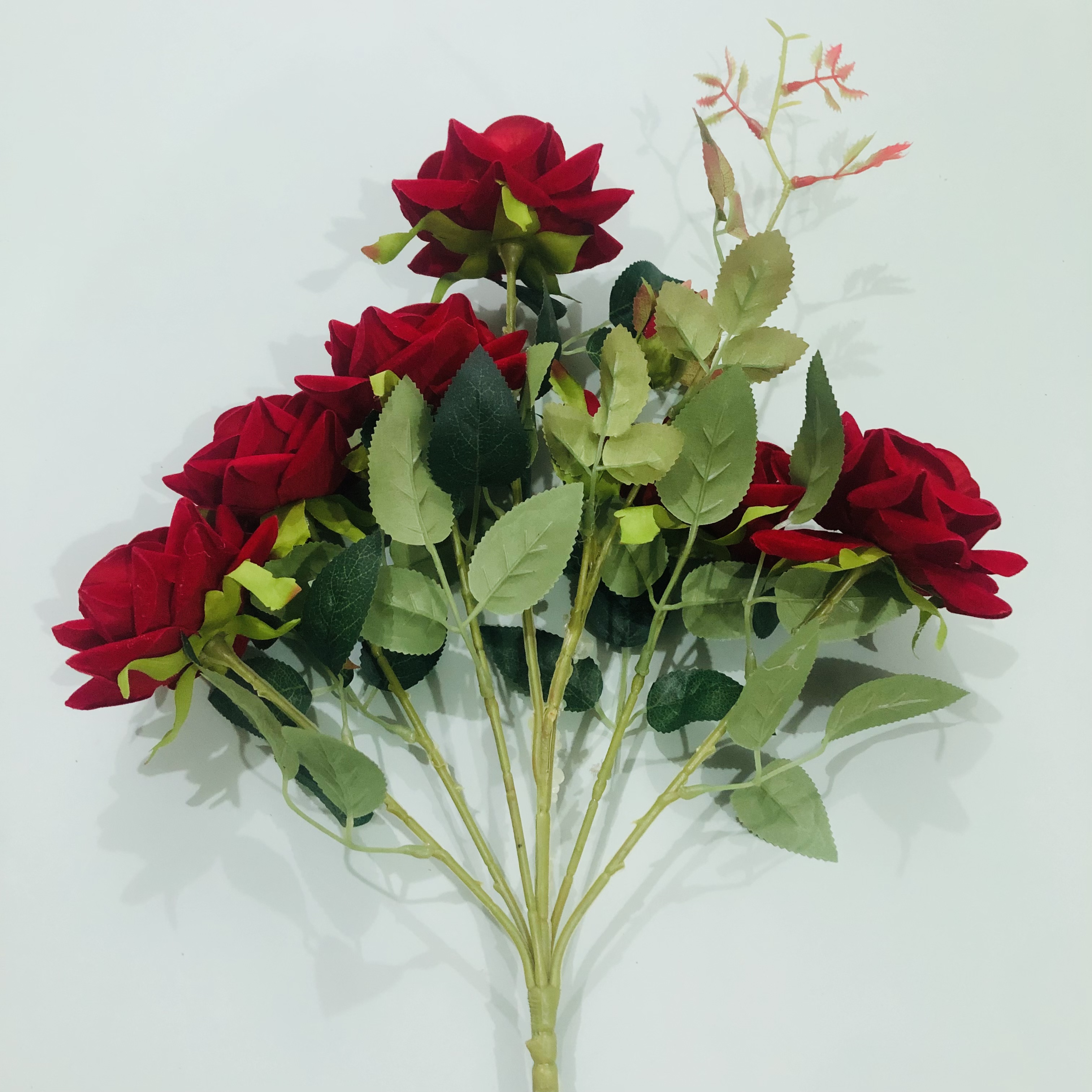 仿真花/绒布/玫瑰产品图