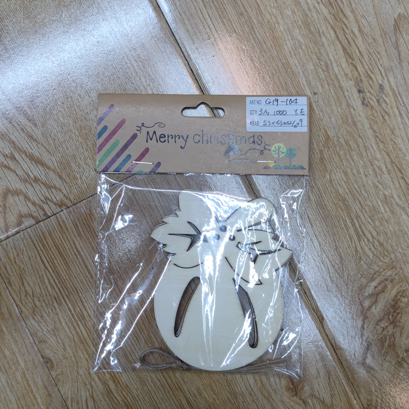 8059 木头片挂件 每包三片 欢迎询价