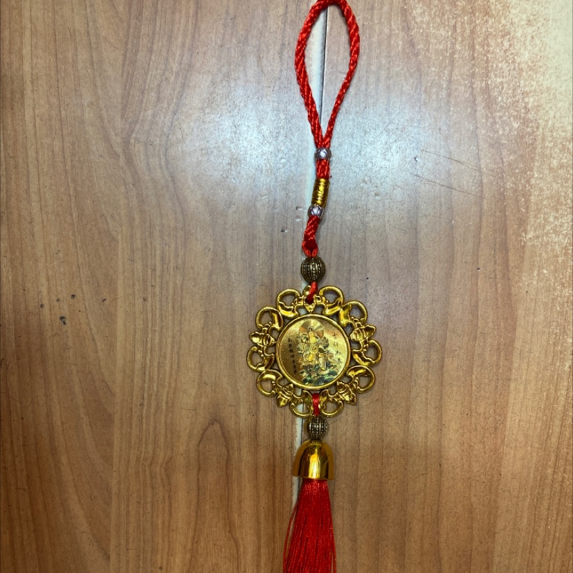 a Pendant gold five blessings Avalokitesvara