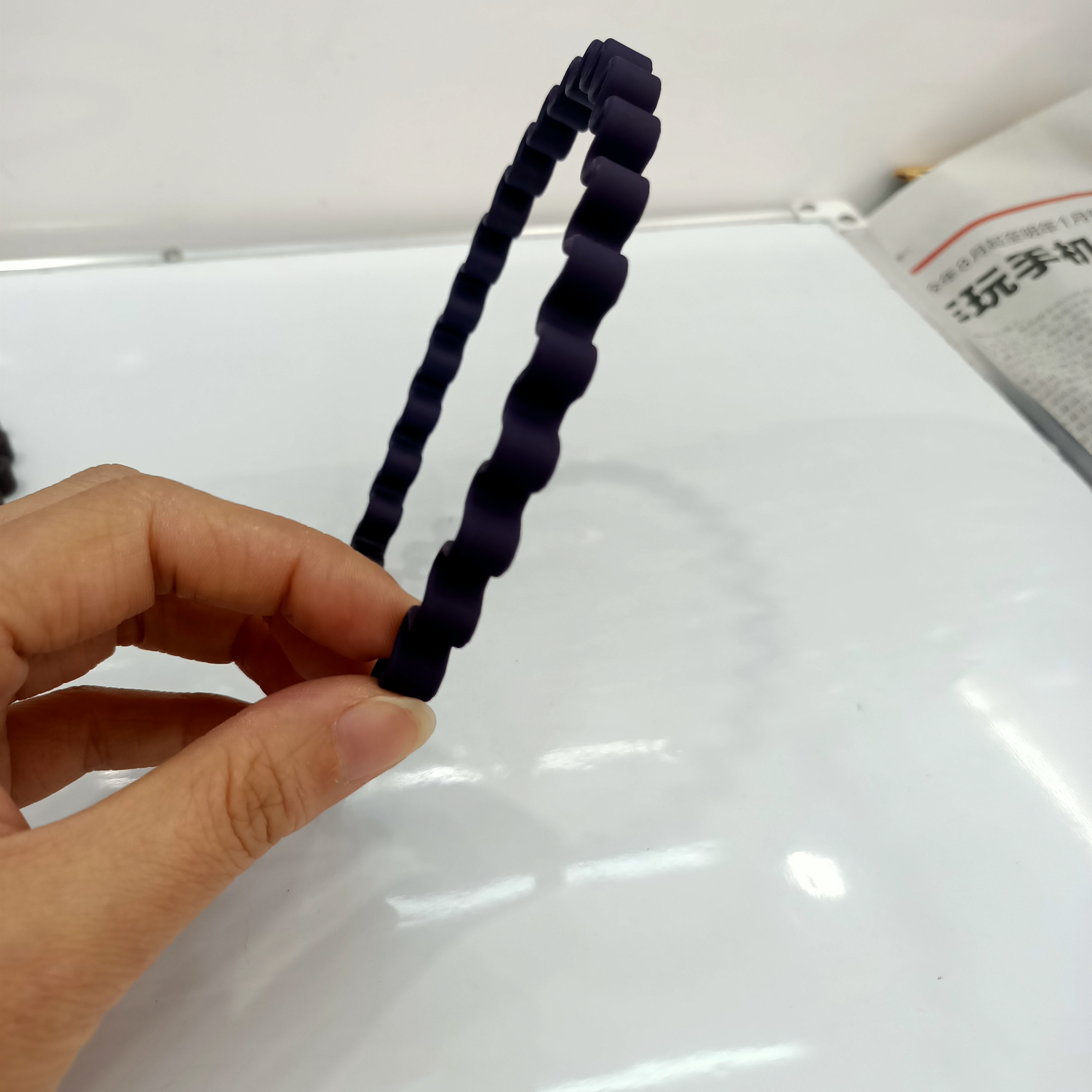 0.8 Instant noodles rubber paint head buckle purple
