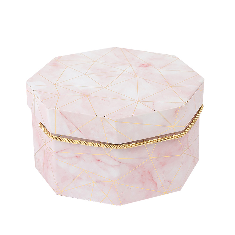 Wedding souvenir candy box, lipstick gift box, packaging box, octagonal Valentine's Day gift box, octagonal box customization Item Picture