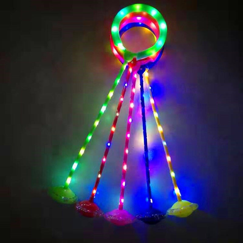 QQ闪光跳 QQ旋舞 跳跳圈 跳魔轮 活力跳 闪光跳跳球儿童玩具图