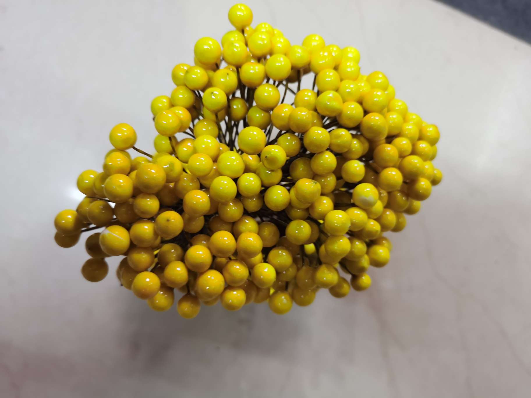 0.8 Bald fruit Yellow foam fruit Polystyrene 01 details Picture