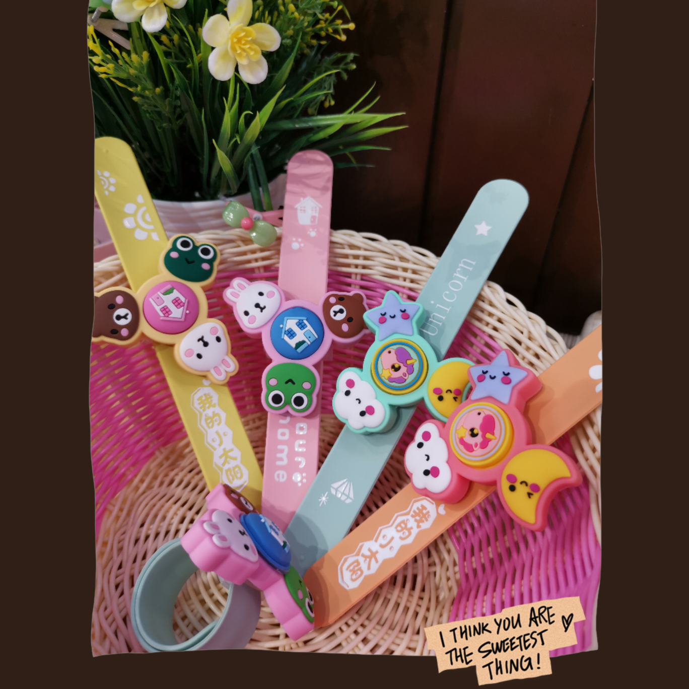 实色软陶啪啪圈