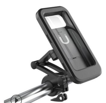 Bicycle and mobile phone stand, 360-degree rotating bracket, waterproof bracket, electric bike, motorcycle, takeout, cycling navigation bracket, magnetic cycling equipment details Picture