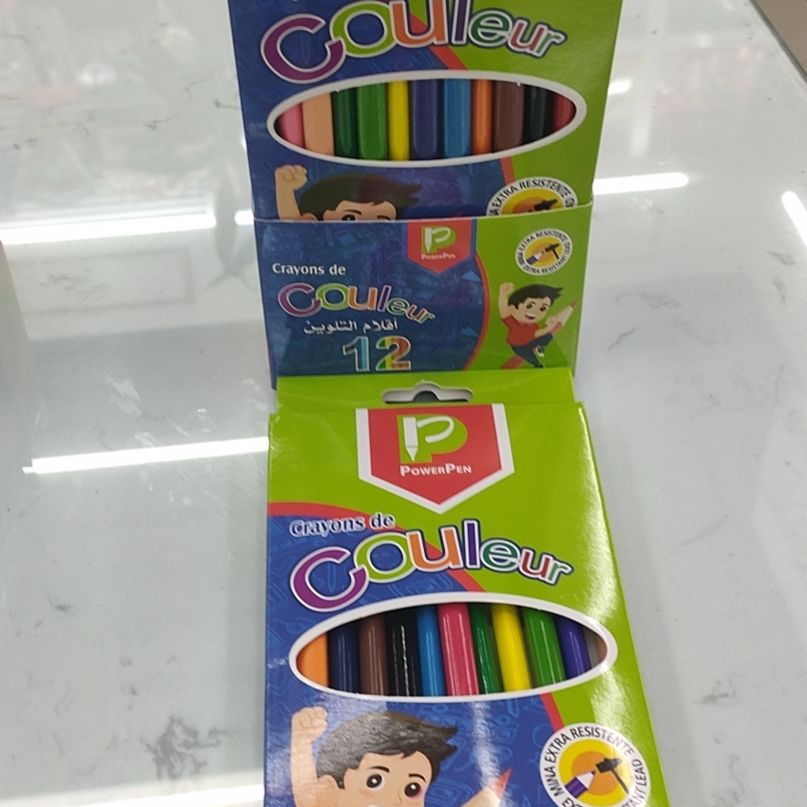 طوله 7 بوصة و 12 قلم ألوان
