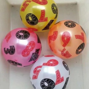 9寸双色球新款字母