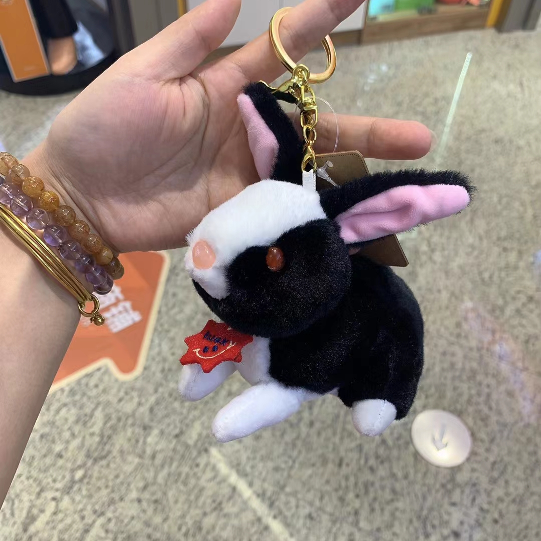 Bow-tie Shy bear doll plush toy bear doll Teddy Panda children black