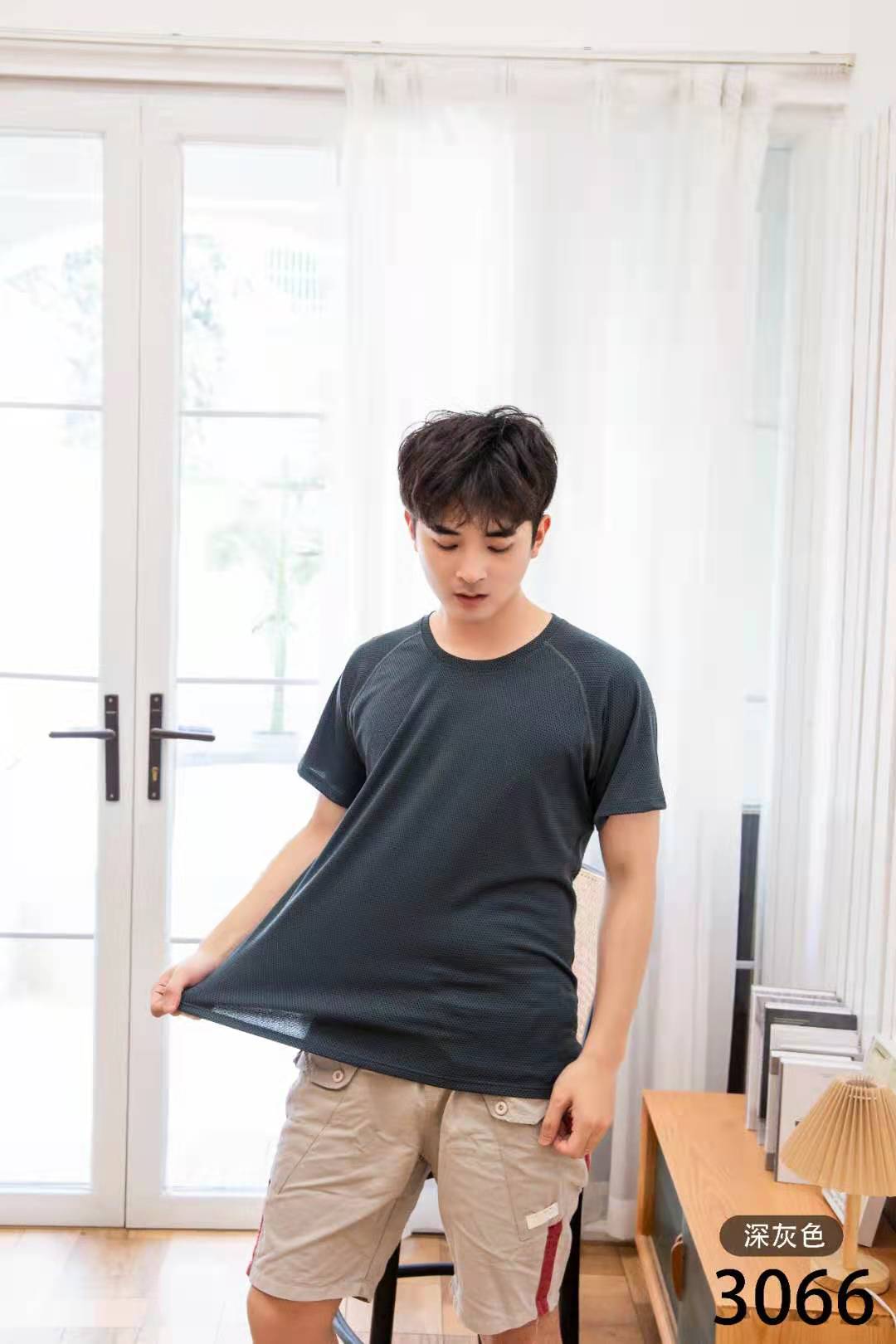 Men's Sports Quick-Drying Short-Sleeved T-Shirt details Picture