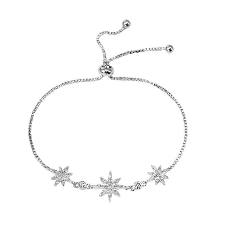 Advanced sense exquisite superflash zircon pull bracelet women bracelet ladies all fashion bracelet 14