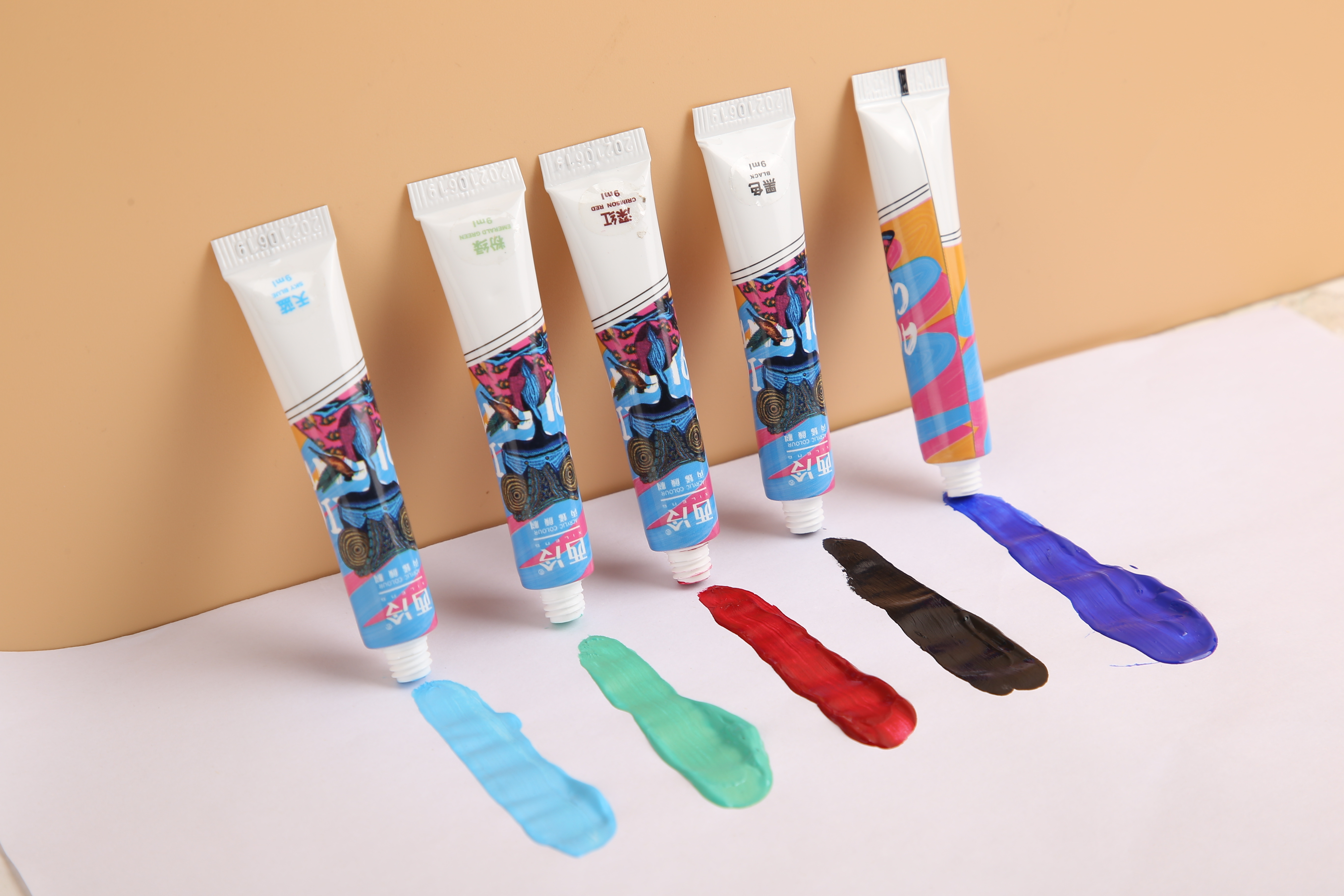 Shanghai Xilong Acrylic Paint Student Set 12-color, 18-color, 24-color 9ml detail image 9