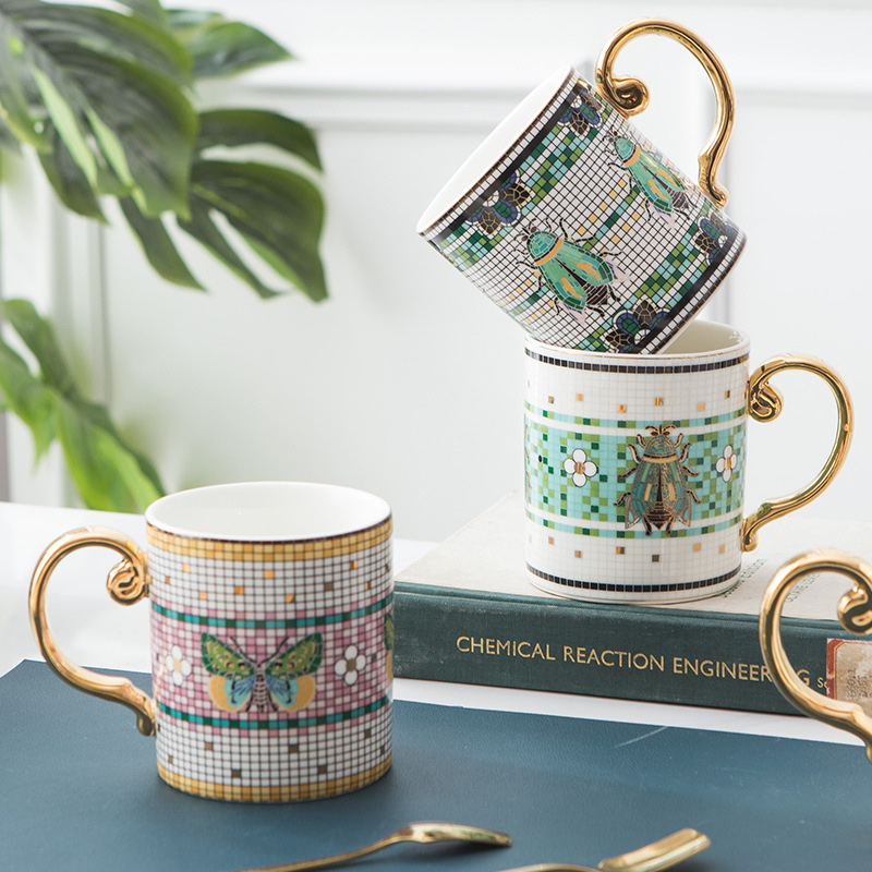 For direct sales, wholesale and retail of light luxury mugs and coffee cups, please consult pic 5