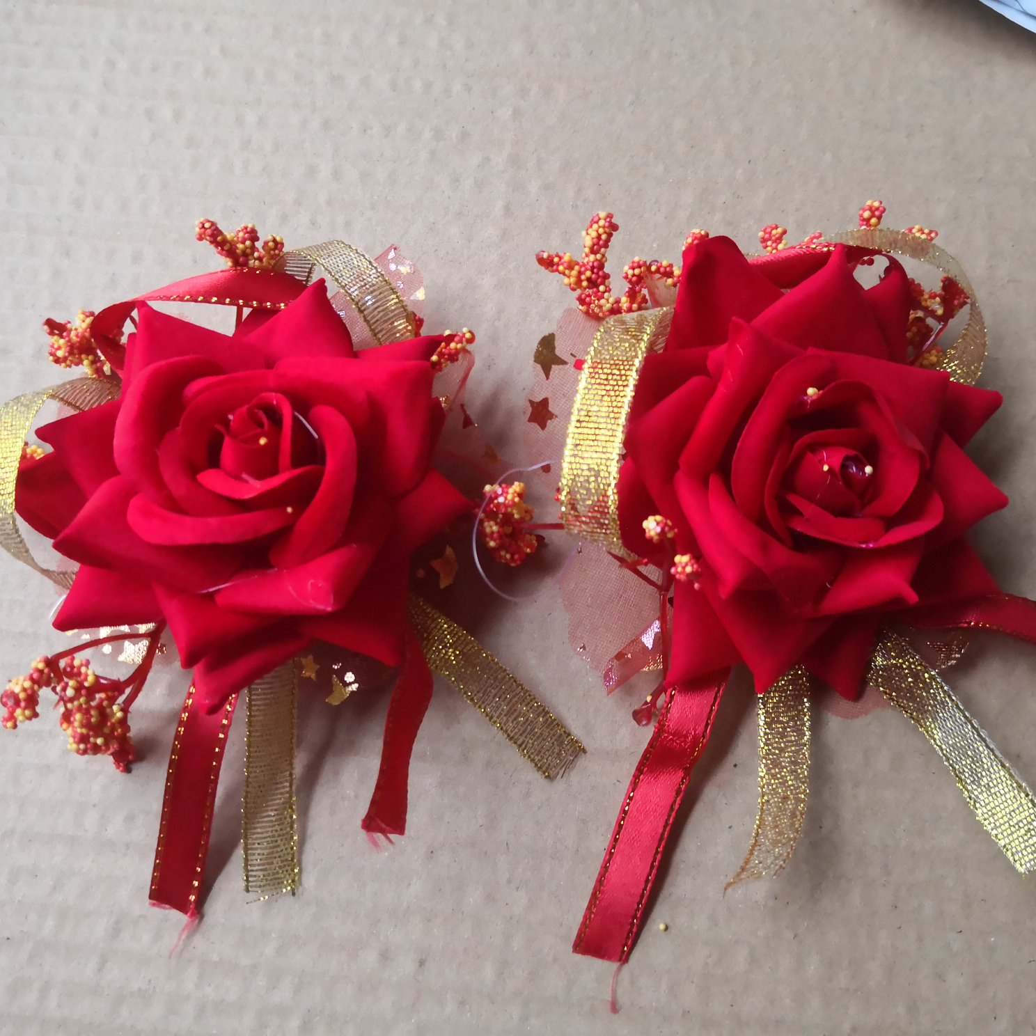 新娘新郎胸花贵宾嘉宾花1903