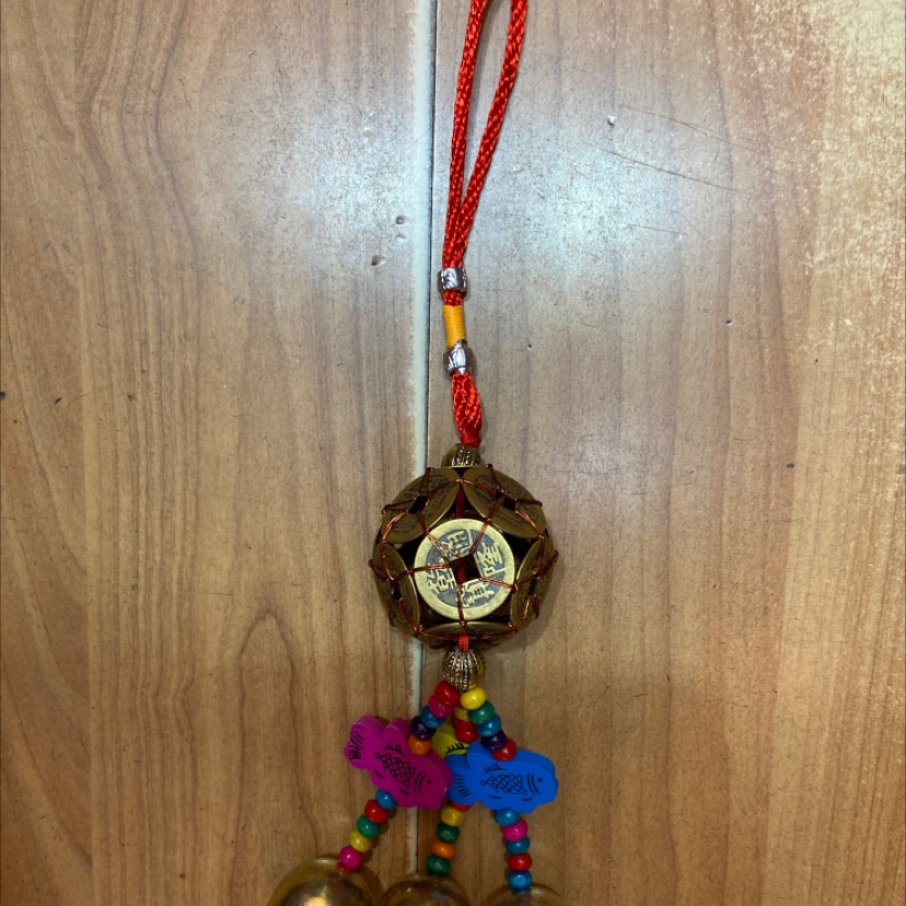 a pendant copper money road road hanging copper bell when