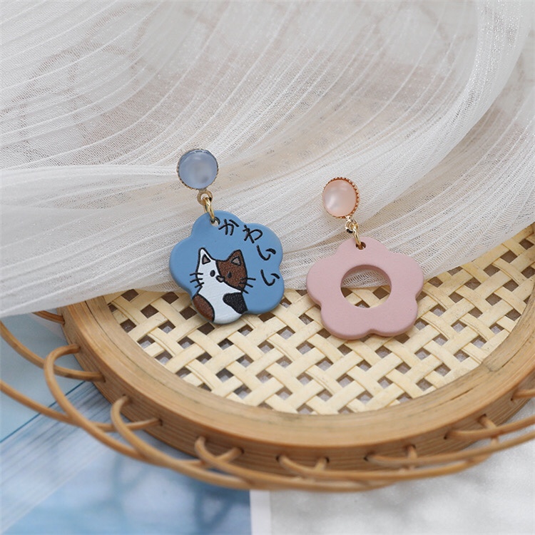 Summer new small fresh fashion all the trend Korean earrings