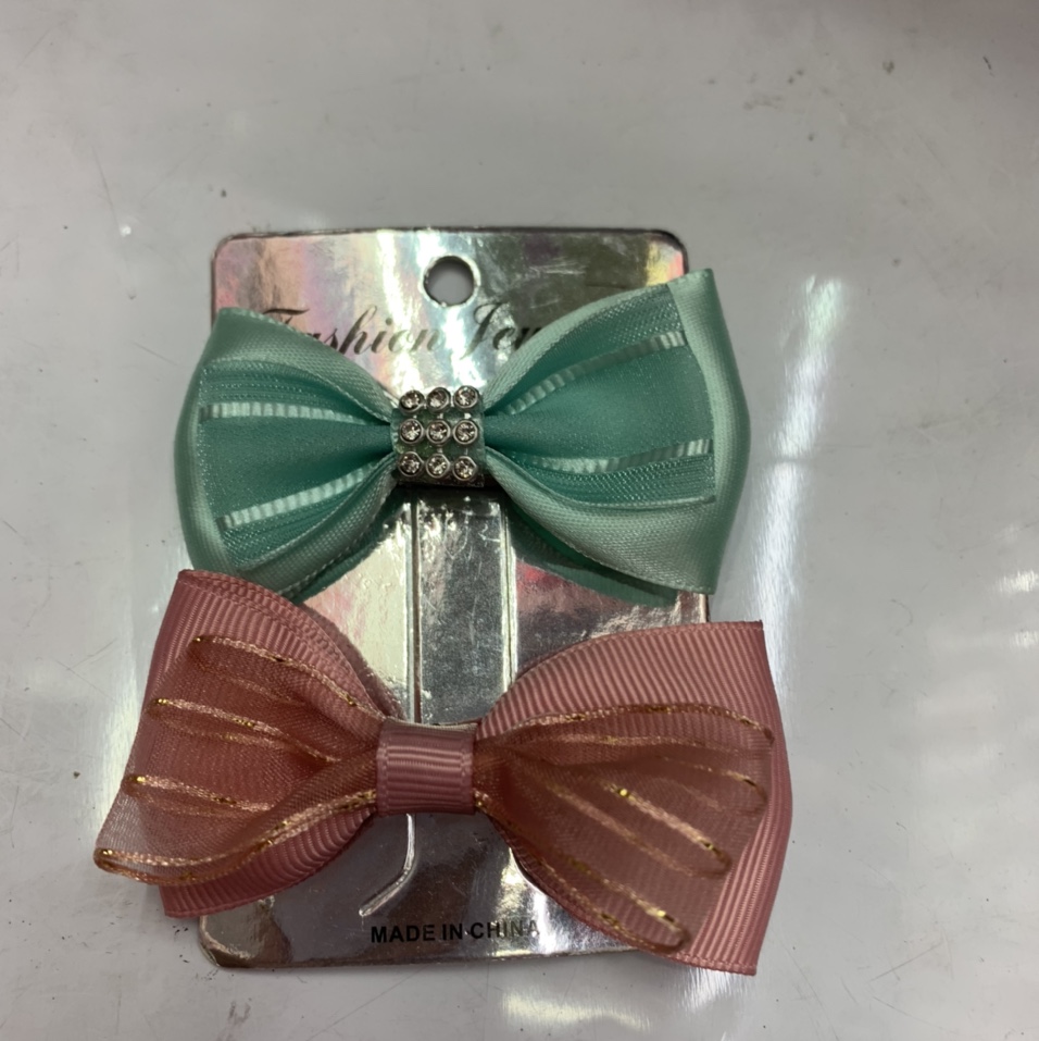 New Korean version mixed mixed color bow hairpin 52