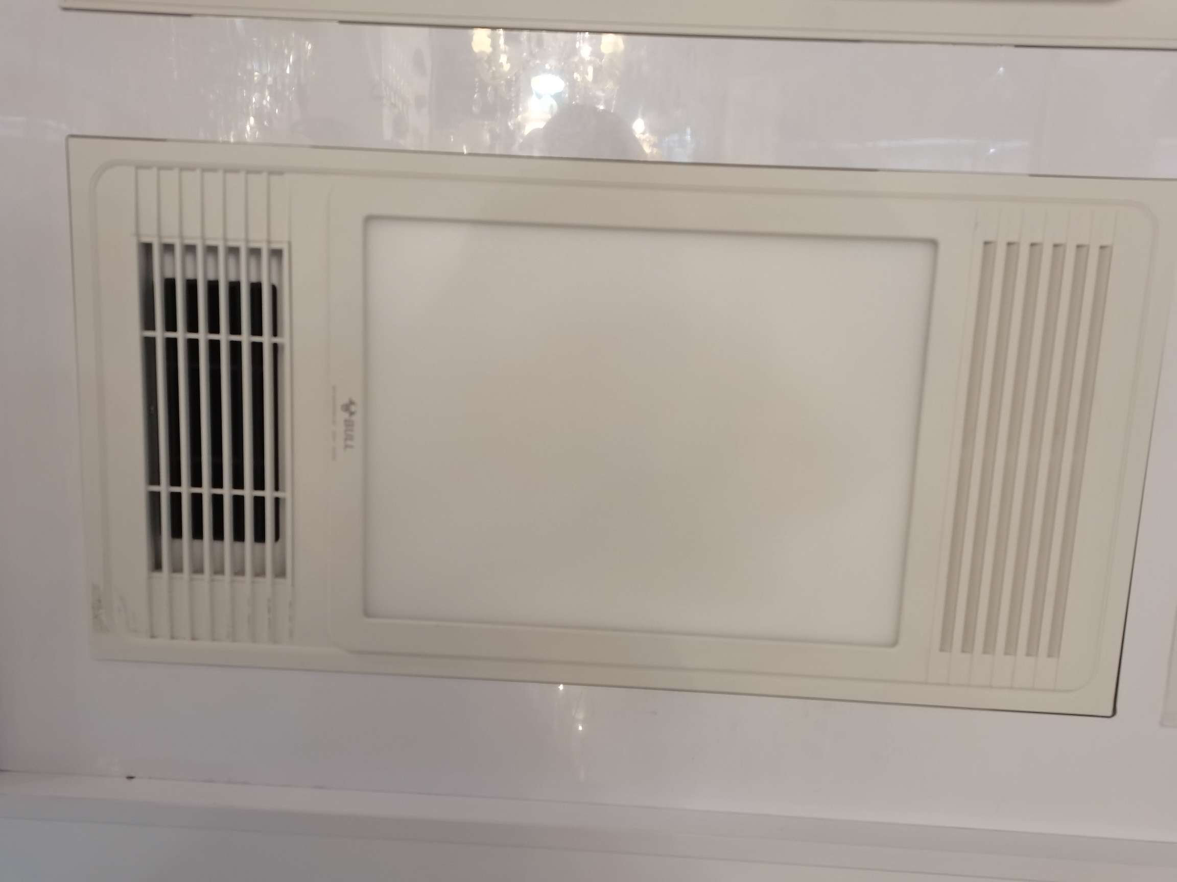Bull bathroom heater, integrated ceiling lamp, heating, exhaust fan, lighting, bathroom heating, home four-in-one LED new Chinese-style lamp, Model 8765, lamp set 100 Application Scenario