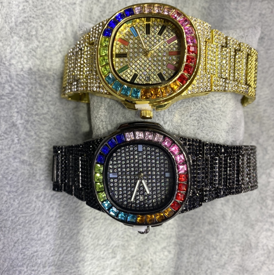 Brazalete de diamantes de color seguro