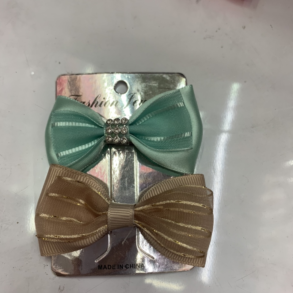 New Korean version mixed mixed color bow hairpin 53