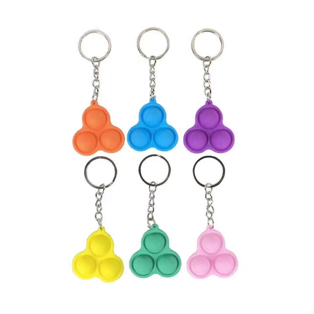 Rat killer Pioneer keychain 3 finger rat killer Bubble music fingertips pressing toys decompress toys in stock