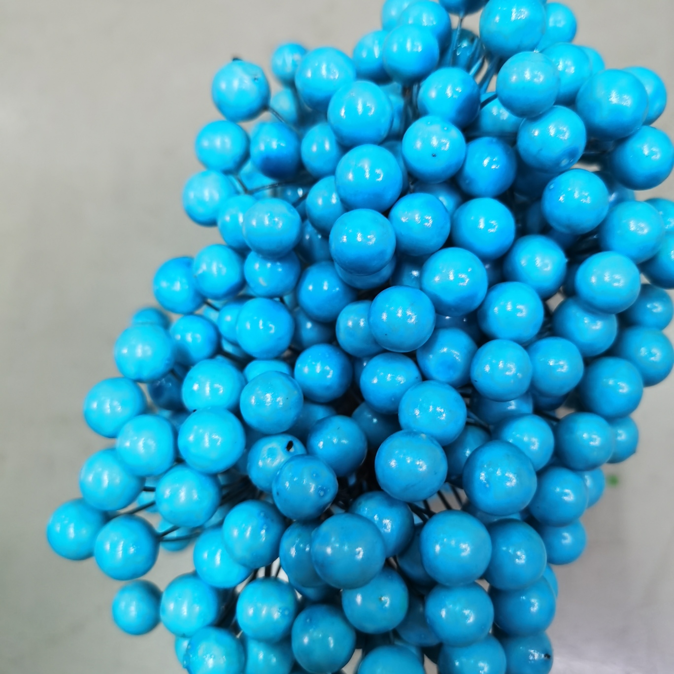 Baldy fruit Sky blue foam fruit Polystyrene 01