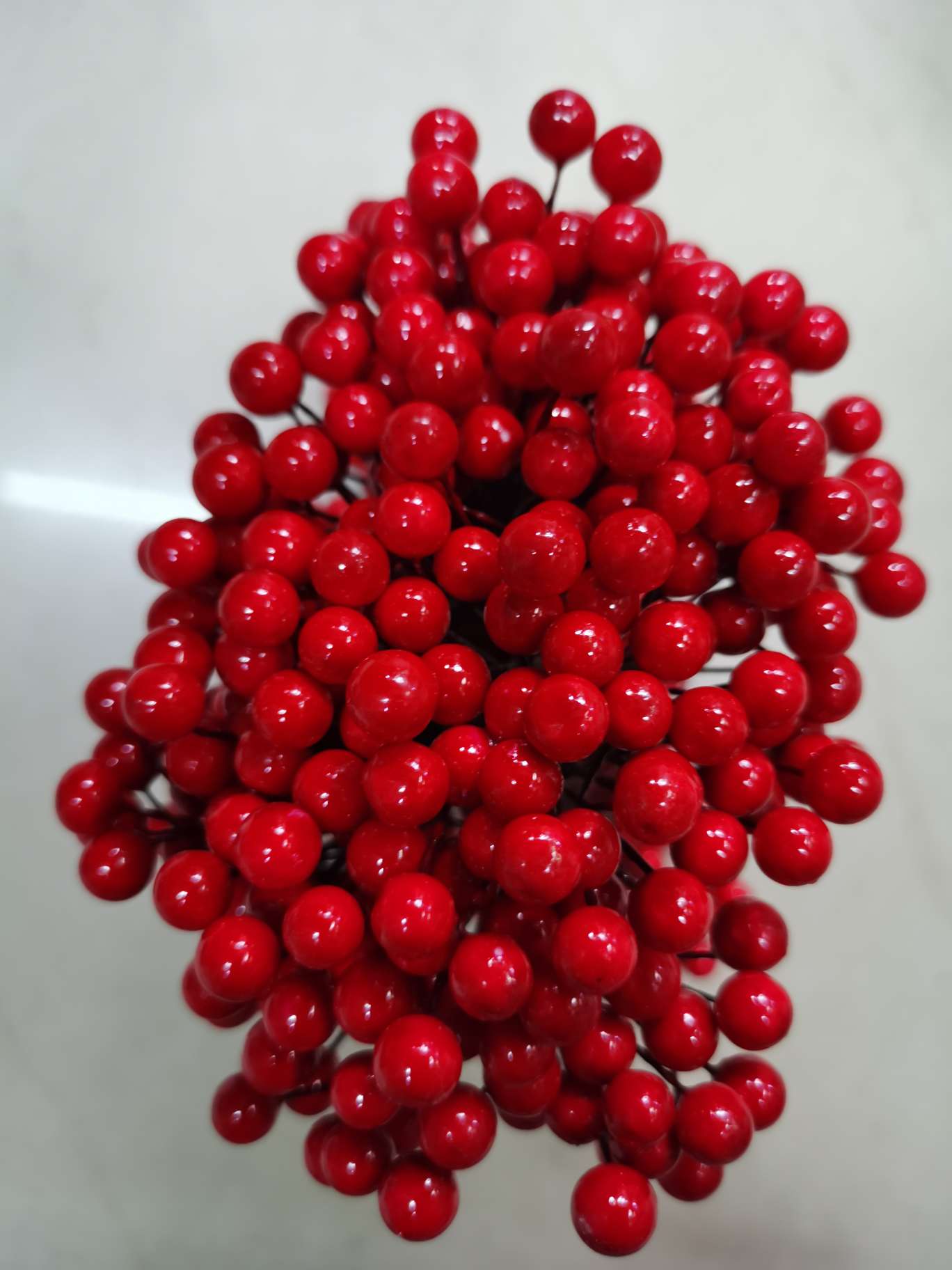 0.8 Bald fruit, big red foam fruit, Polystyrene 01 details Picture