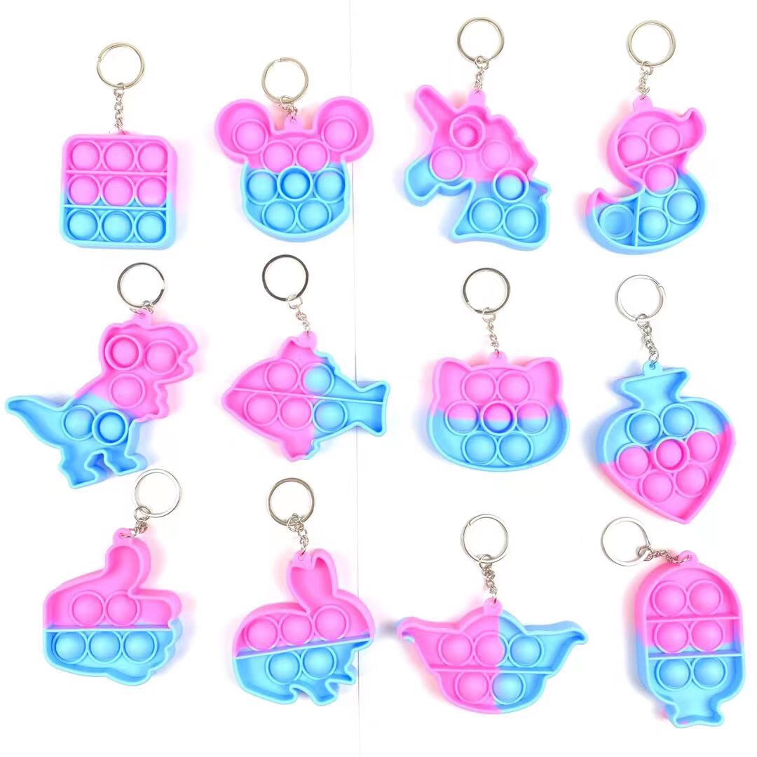Rodent control pioneer key chain ice cream cartoon color rodent control pioneer bubble music manufacturers in stock