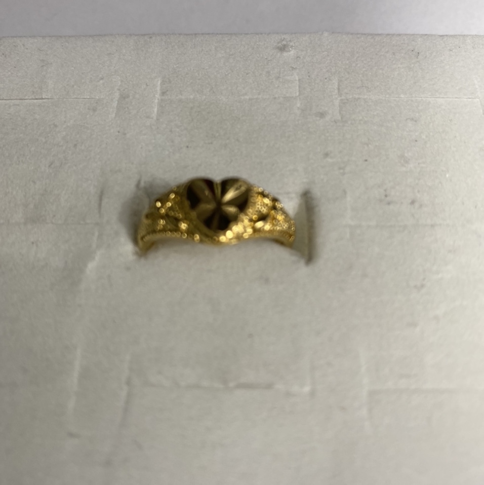 电仿金批花女士流行时尚百搭单品中老年大妈开口戒指20