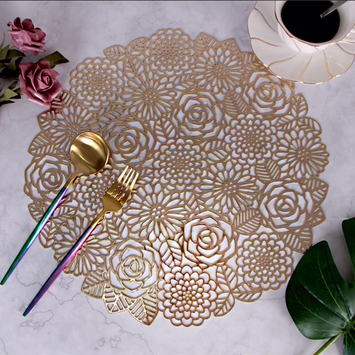 980 餐桌垫西餐垫北欧PVC餐桌隔热垫家用酒店餐具垫子