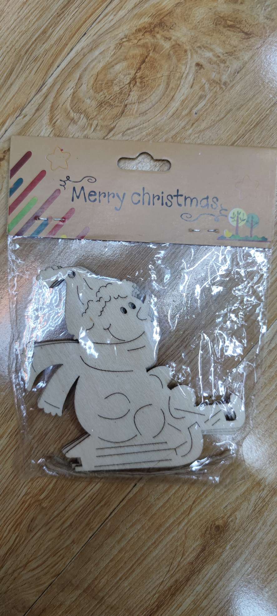 8097 木头片挂件 每包三片 欢迎询价细节图