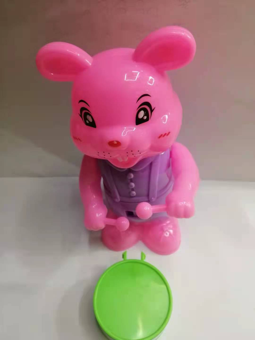 上链打鼓动物玩具细节图
